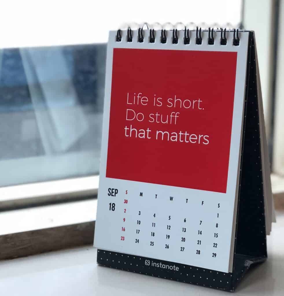life is short do stuff that matters